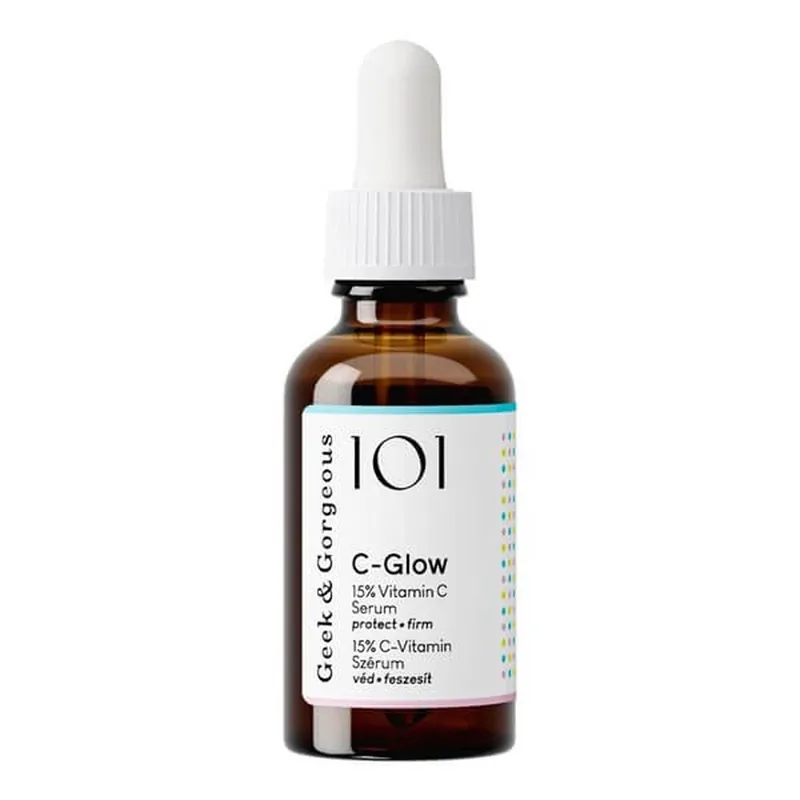 Premium Geek & Gorgeous C-Glow, ser cu 15% vitamina C, 30 ml