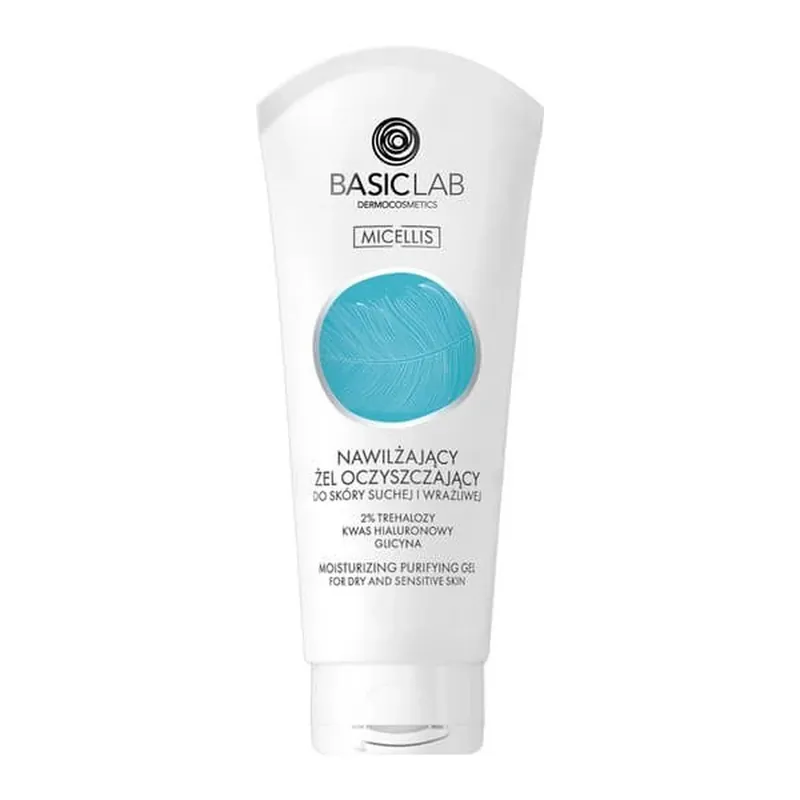 Cumpără online BasicLab Micellis, gel hidratant de curățare pentru pielea uscată și sensibilă, 100 ml