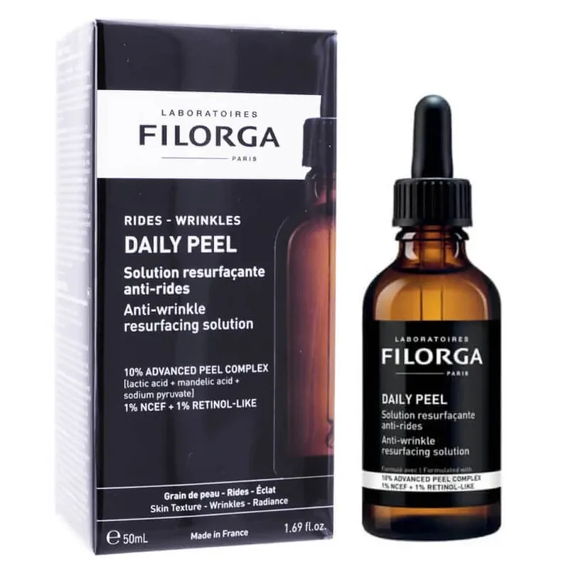 Disponibil imediat FILORGA DAILY PEEL SOLUȚIE ANTI-RIDURI PENTRU FAȚĂ 50 ML