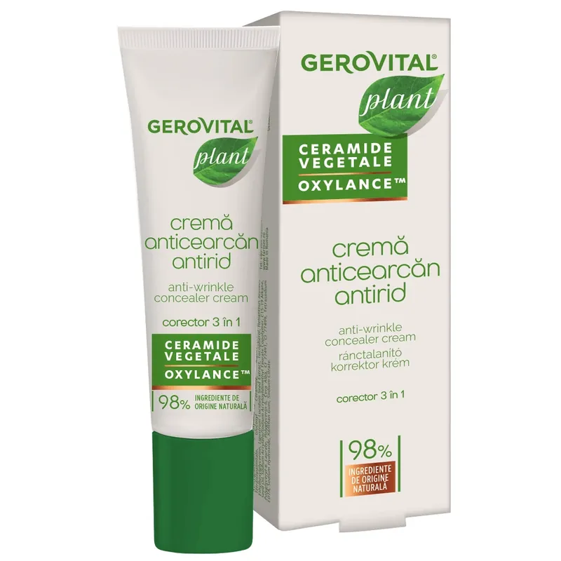 Nu rata Crema anticearcan si antirid Plant, 15 ml, Gerovital