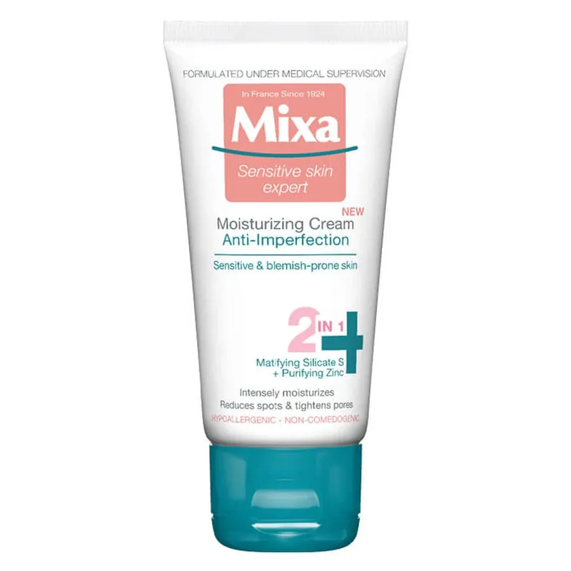 Cel mai bun preț Crema hidratanta 2 in 1 anti-imperfectiuni, 50 ml, Mixa