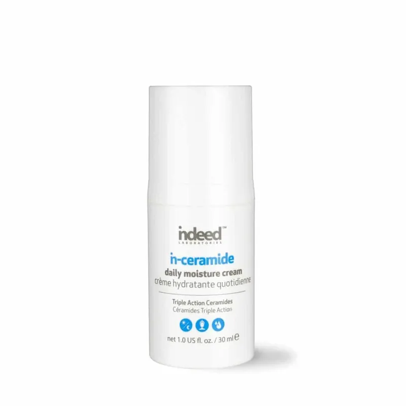 Retur gratuit In-Ceramide, Crema hidratanta cu Ceramide pentru Ten Sensibil sau Uscat, Indeed Labs, 30 ml
