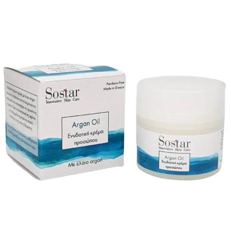 Ultima șansă Sostar Cremă de față hidratantă cu ulei de argan 50 ml