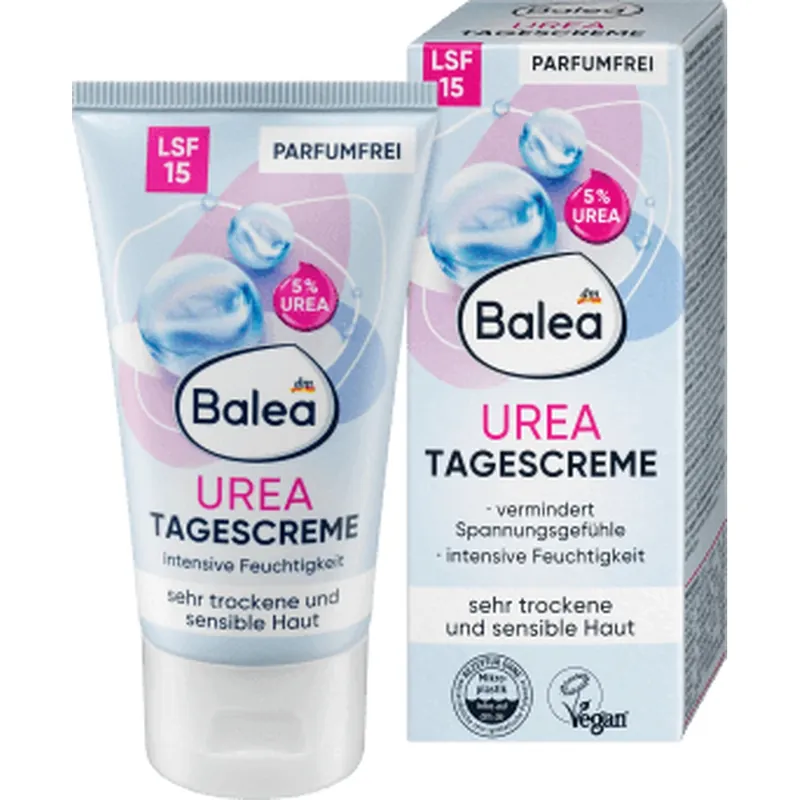 Doar azi Balea Cremă de față cu urea și SPF15, 50 ml