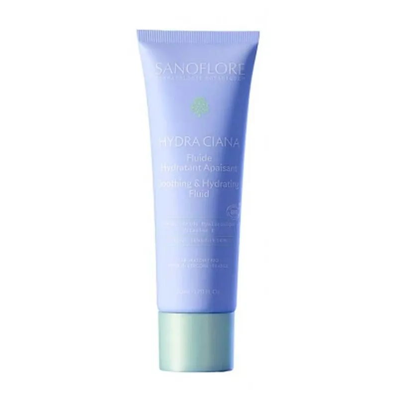 Reducere Sanoflore Hydra Ciana Fluid hidratant și calmant organic 50 ml
