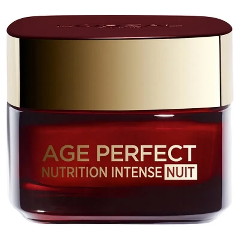 Doar azi L‘Oréal Paris Age Perfect Nutrition Intense Balsam bogat reparator de noapte 50 ml