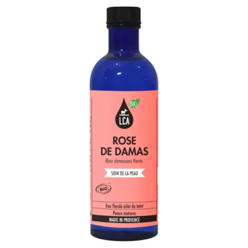 LCA Apă florală de trandafir de Damasc, ecologică, 200 ml Plată securizată