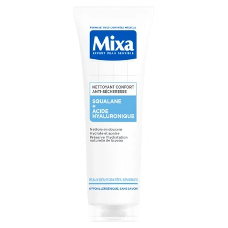 Retur gratuit Mixa Gel de curățare confortabil, împotriva uscării pielii, 150 ml