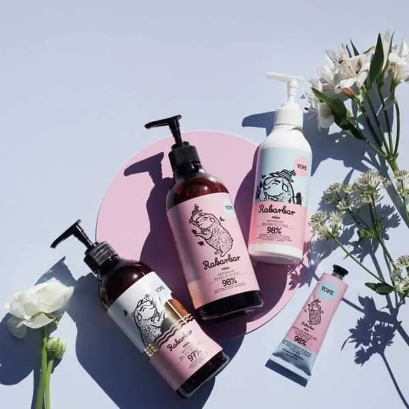 Reducere Yope Rhubarb and Rose, săpun lichid natural pentru mâini, 500 ml