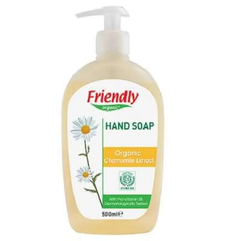 Sapun de maini cu musetel, 500ml, Friendly Organic Livrare rapidă