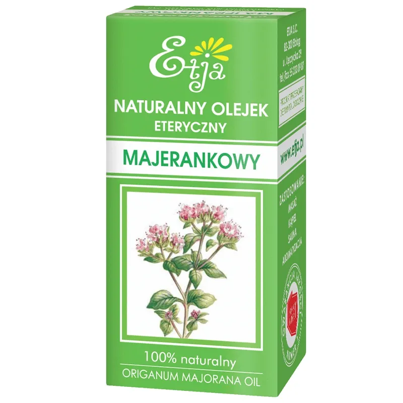 Ofertă exclusivă Etja, ulei esențial natural de măghiran, 10 ml