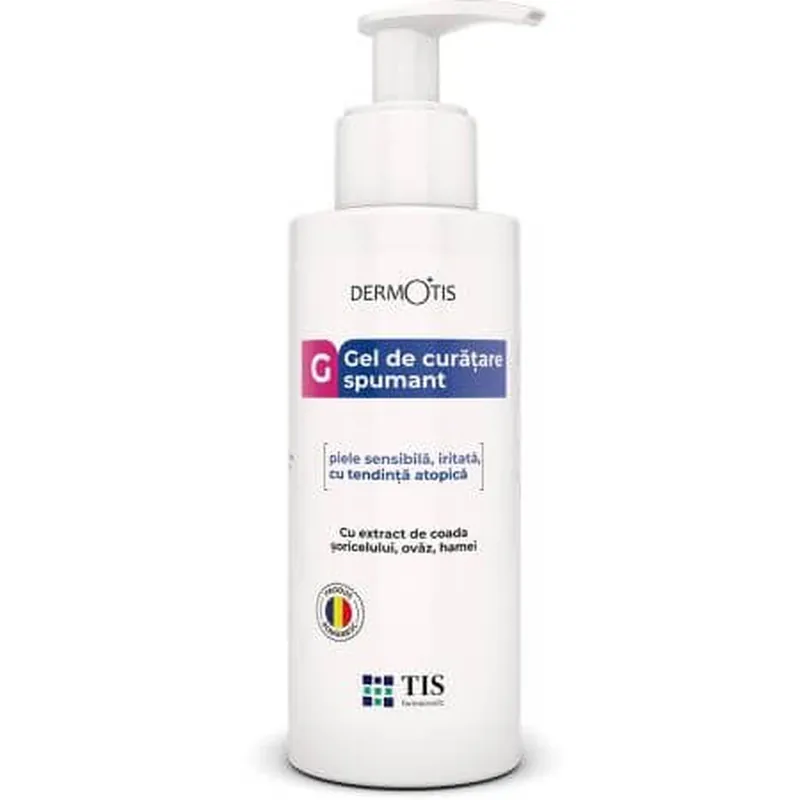 Gel de curatare spumant Dermotis, 300 ml, Tis Farmaceutic Plată securizată
