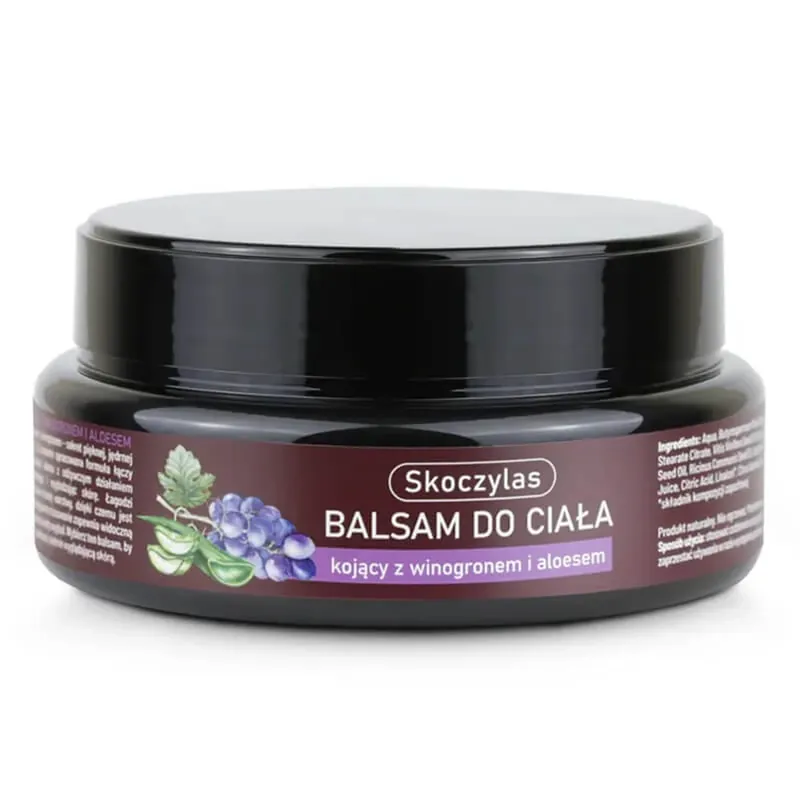 Ofertă exclusivă Skoczylas, loțiune de corp calmantă cu struguri și aloe vera, 200 ml