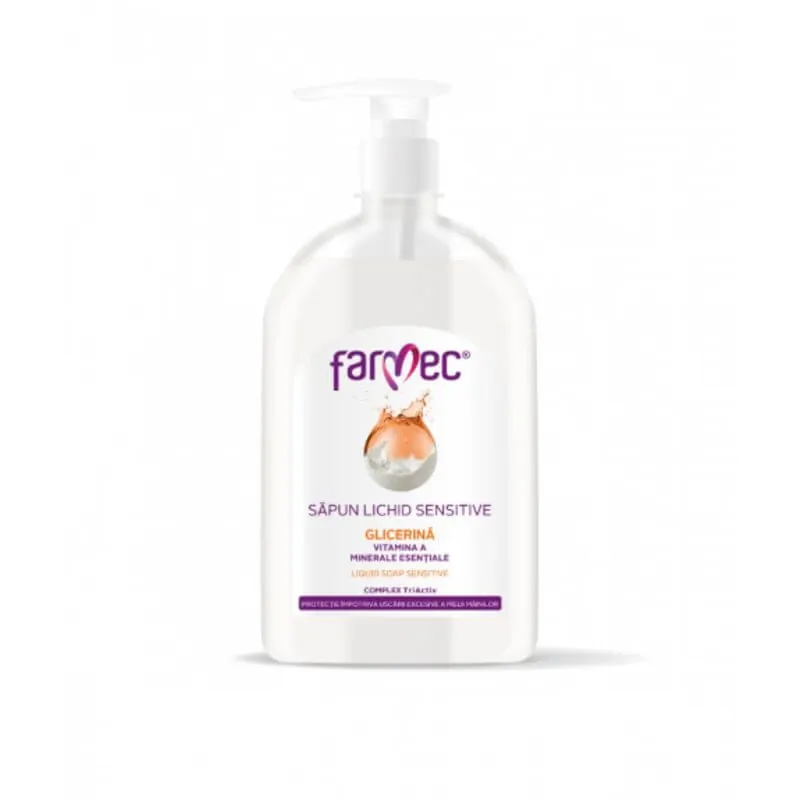 Doar azi Sapun lichid Sensitive 500ml, Farmec