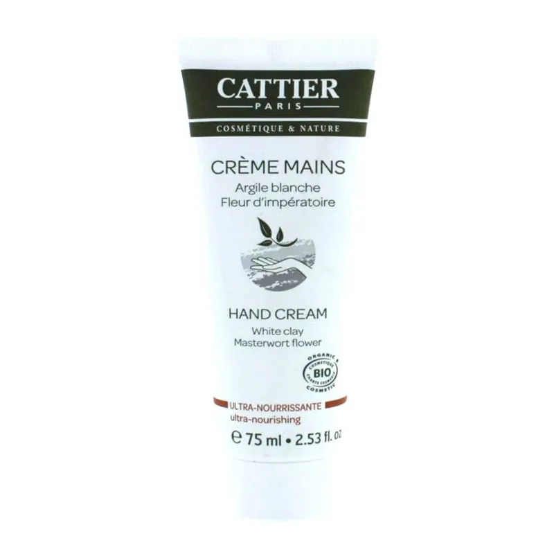 Cattier Cremă de mâini ultra-nutritivă Bio 75ml Reducere specială