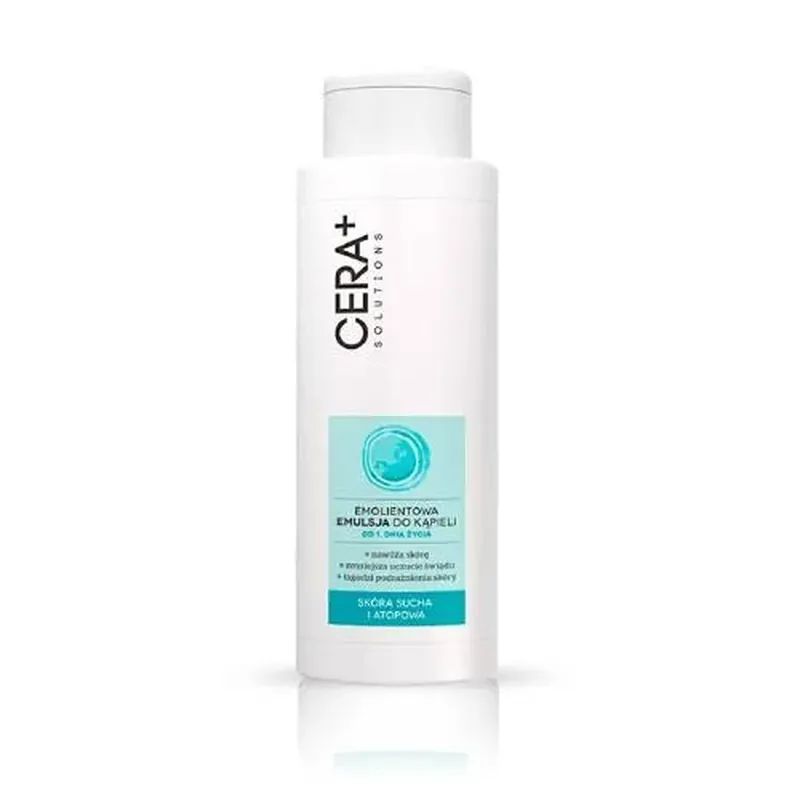 Livrare rapidă CERA+ Solutions Emulsie de baie emolientă din ziua 1, 500ml