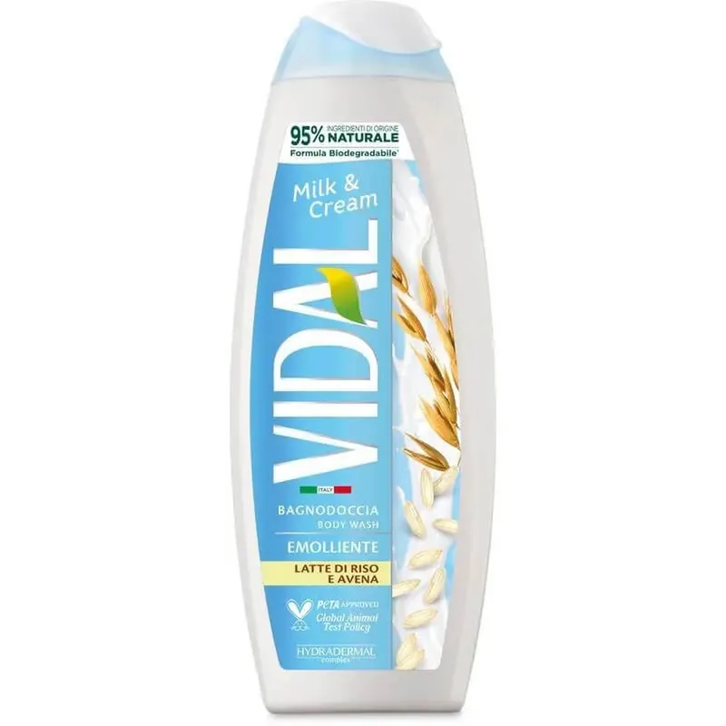 Ieftin Vidal Milk & cream - gel de duș emolient 500 ml