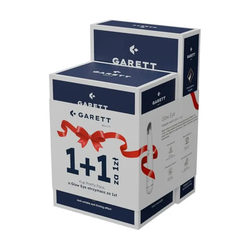 Garett Beauty Pretty Face + Glow Eye, set de aparate inovatoare de masaj pentru îngrijirea feței și a zonei din jurul ochilor, 2 buc. Disponibil imediat
