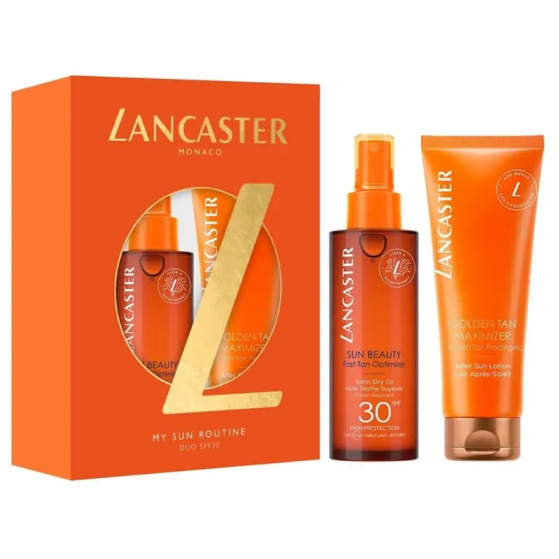 Promoție LANCASTER MY SUN ROUTINE ULEI SEC SPF30 150 ml + LOȚIUNE AFTER SUN 125 ml