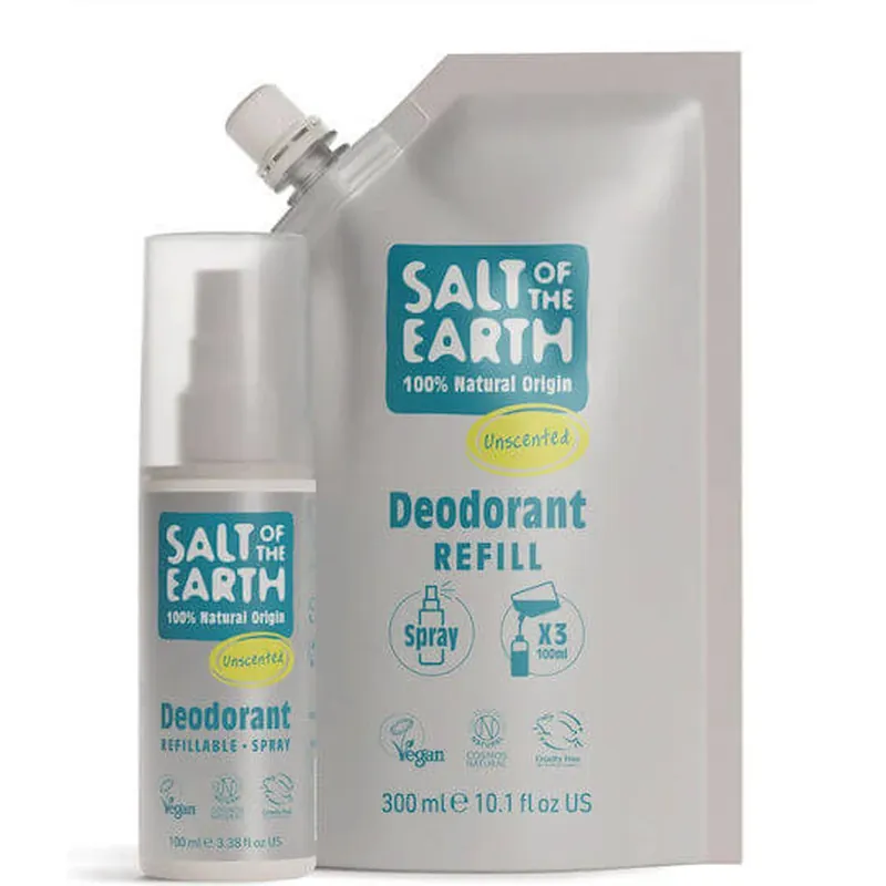 Bestseller Salt of the Earth Salt Earth Deodorant sub formă de Spray Fără aluminiu 300ml