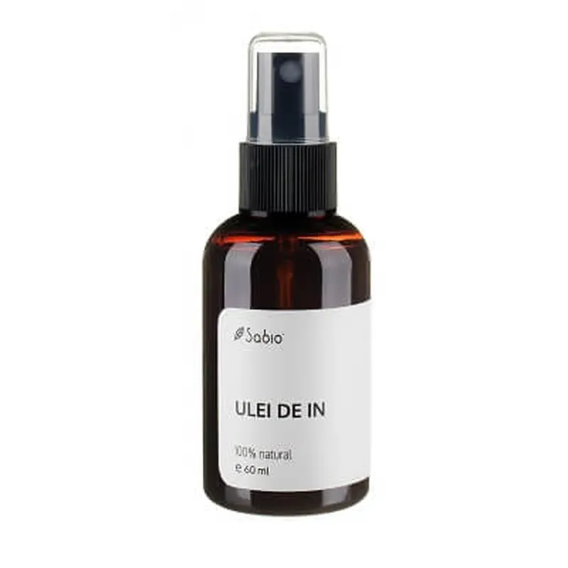 Disponibil imediat Ulei de in, 60 ml, Sabio