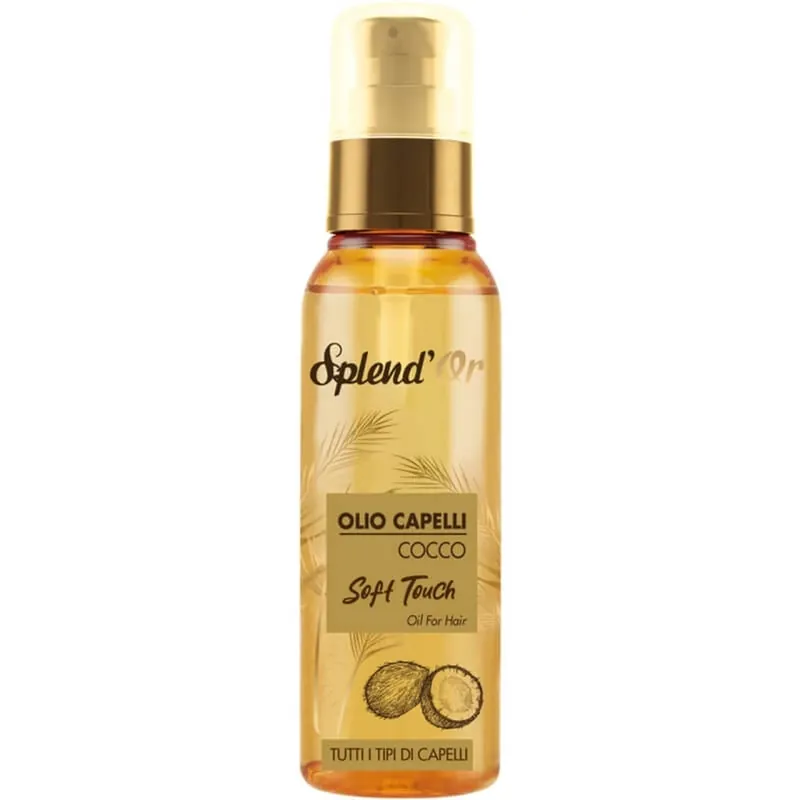 Discount Splend sau Splend& 039;& 039;or – ulei de cocos pentru păr, potrivit pentru toate tipurile de păr, 100 ml