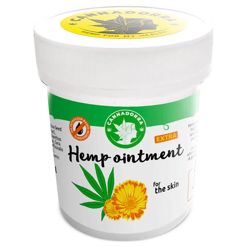 Cannadorra Unguent de canabis cu calendula pentru piele 100 ml Reducere extra