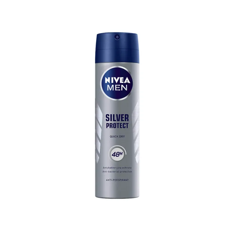 Disponibil imediat Nivea Men Silver Protect Spray antiperspirant, 150ml