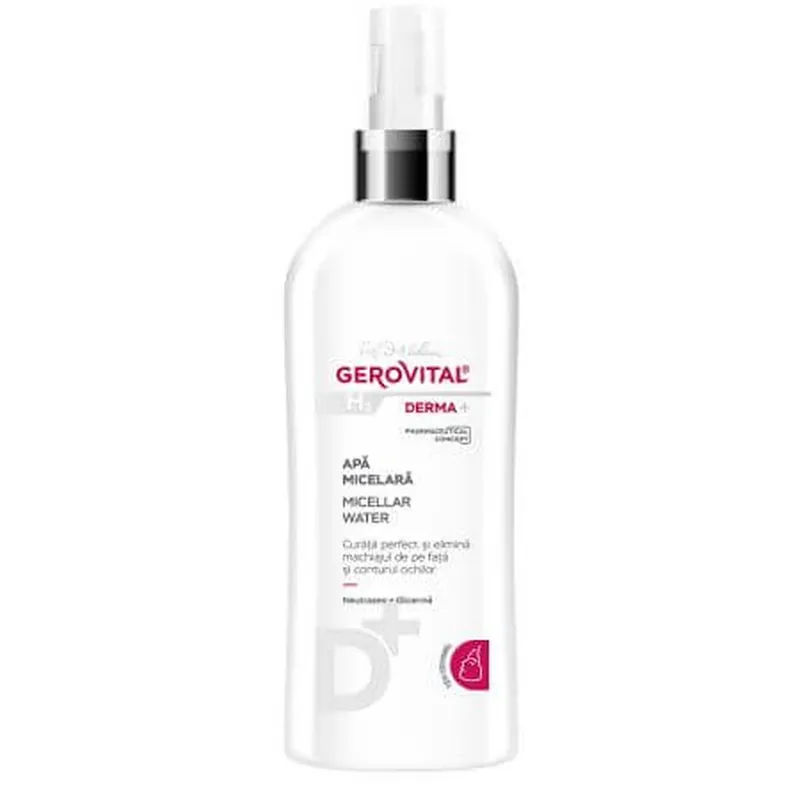 Apa micelara H3 Derma+, 150 ml, Gerovital Preț mic
