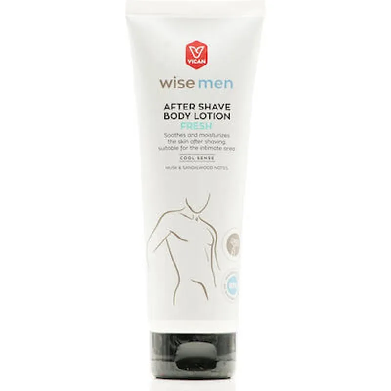 Preferatul clienților WISE Men‘s After Shave Body Lotion Fresh Loțiune hidratantă de corp pentru bărbați după bărbierit 200ml