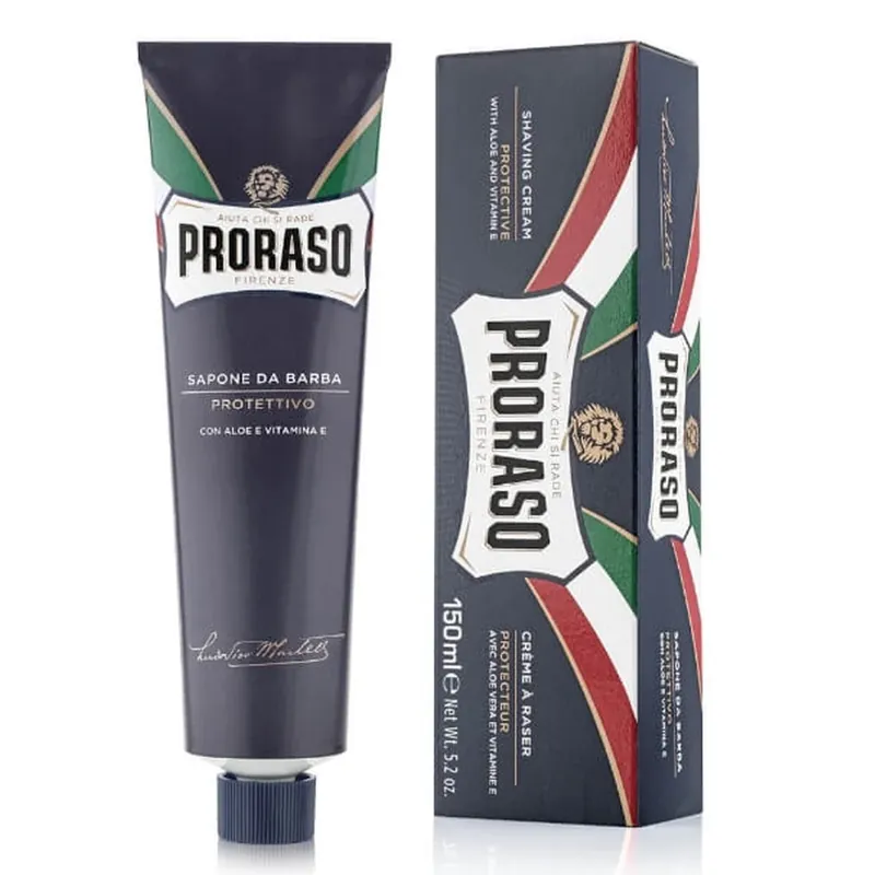 Preț mic Proraso Protective Aloe Shaving Cream în tub, 150ml