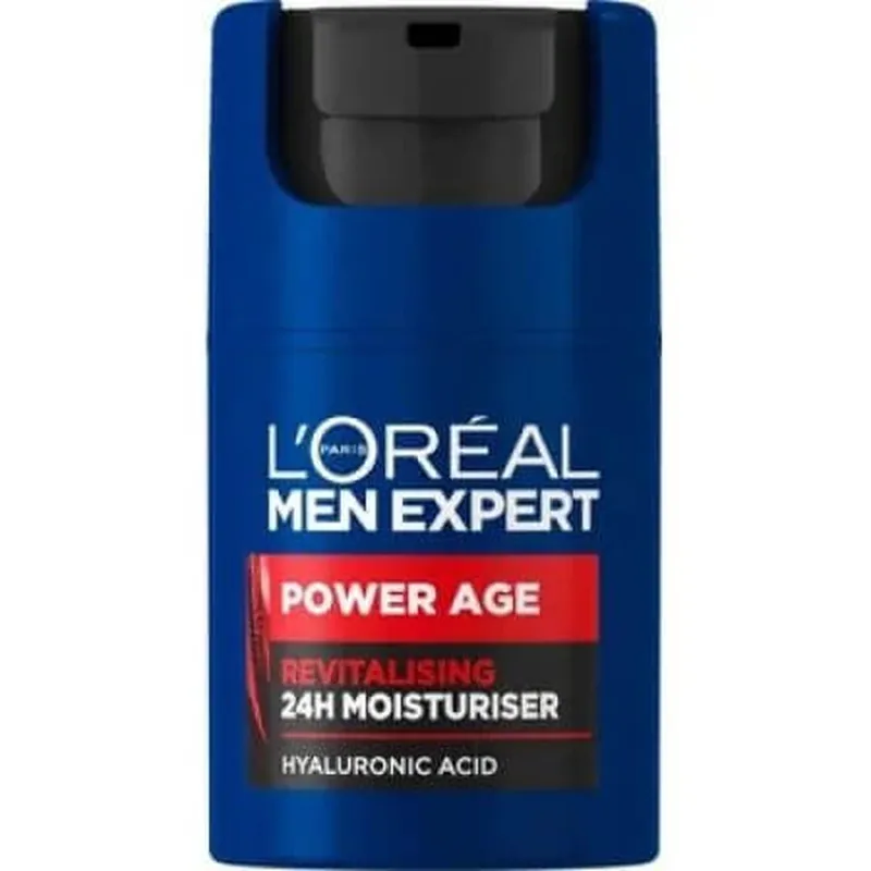 Crema hidratanta revitalizanta pentru barbati Men Expert Power Age, 50 ml, L‘Oreal Paris Ieftin
