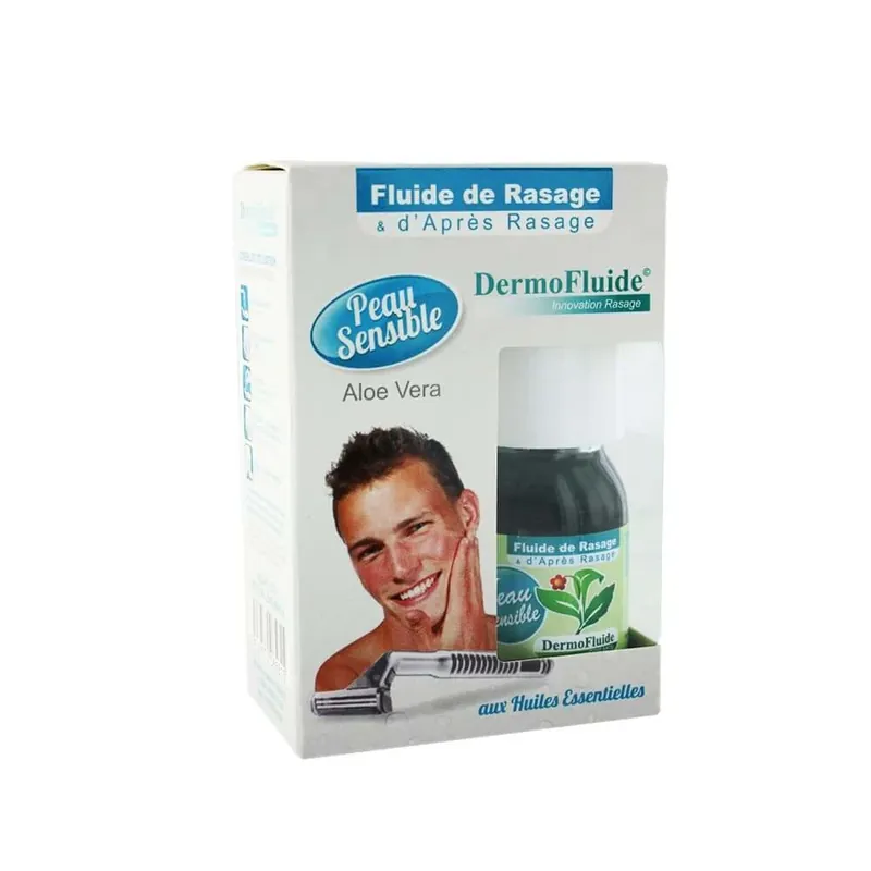 Lichidare de stoc Dermo Fluid Aloe vera Fluid aftershave pentru piele sensibilă 30ml