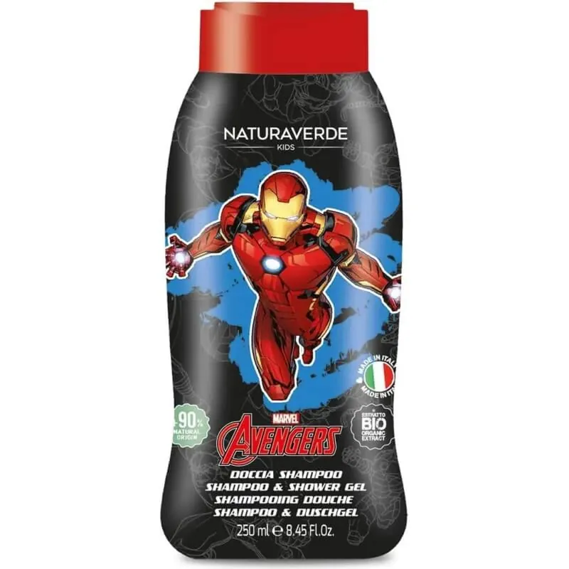 Naturaverde Avengers - gel de duș și șampon 250 ml Disponibil imediat