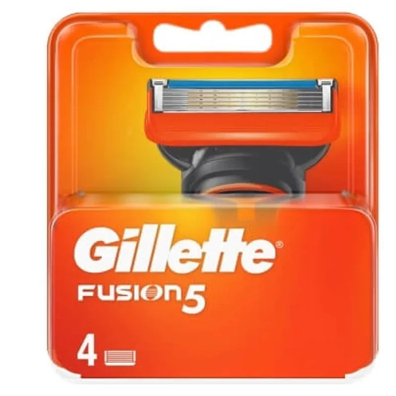 Preț redus Gillette, Fusion 5, cartușe pentru aparate de ras, 4 bucăți