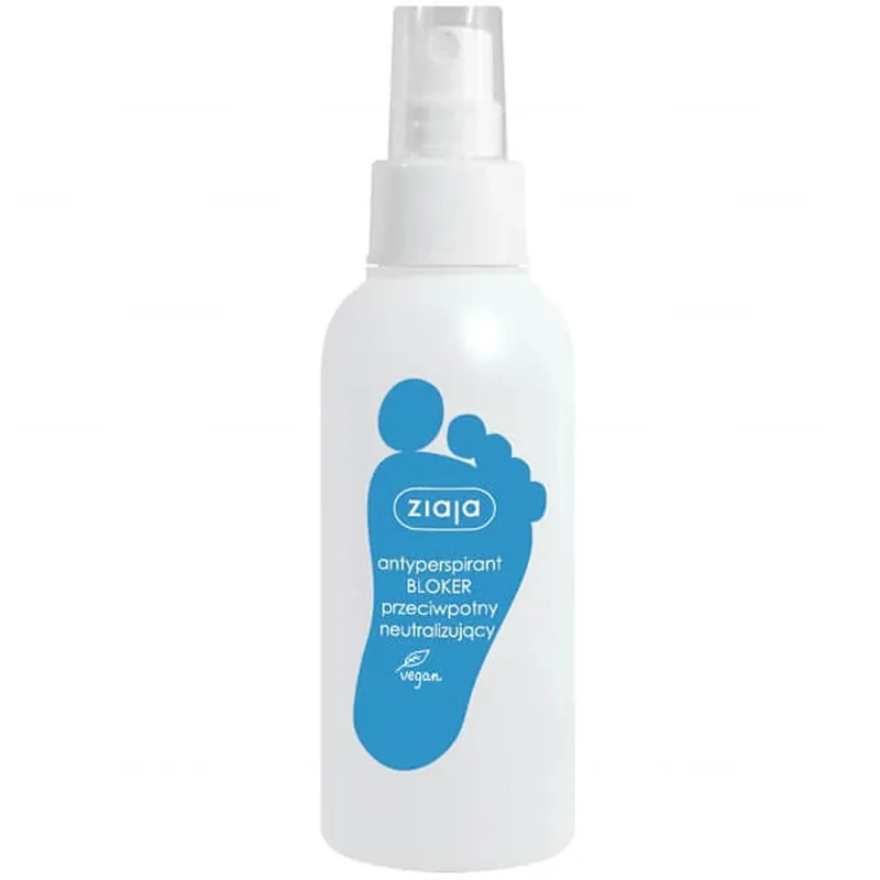 Ziaja Stopy, BLOKER antiperspirant pentru picioare, 100 ml Reducere