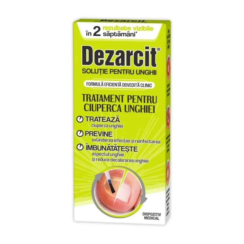 Cumpărături sigure Solutie pentru tratament ciuperca unghiei, 5 ml, Dezarcit