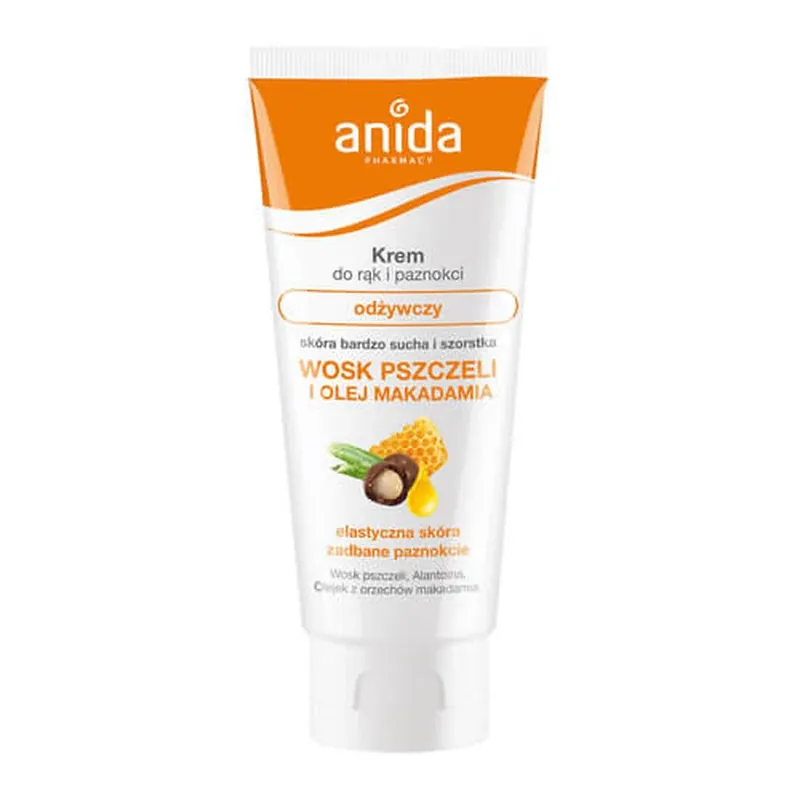 Anida, Cremă de ceară și unghii, ceară de albine și ulei de macadamia, 100 ml Ofertă limitată