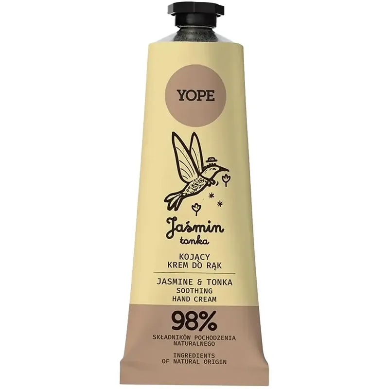 YOPE Cremă de mâini naturală calmantă Jasmine & tonka 50 ml Vezi acum