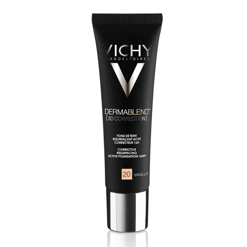 Preț mic Vichy DermaBlend Fond de ten corector cu acțiune de nivelare 16h 3D Correction, Nuanța 30 Beige, 30 ml