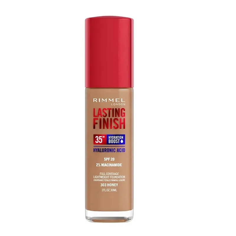 Reducere Rimmel Lasting Finish Fond de ten hidratant și de lungă durată cu SPF20 303 Honey, 30ml