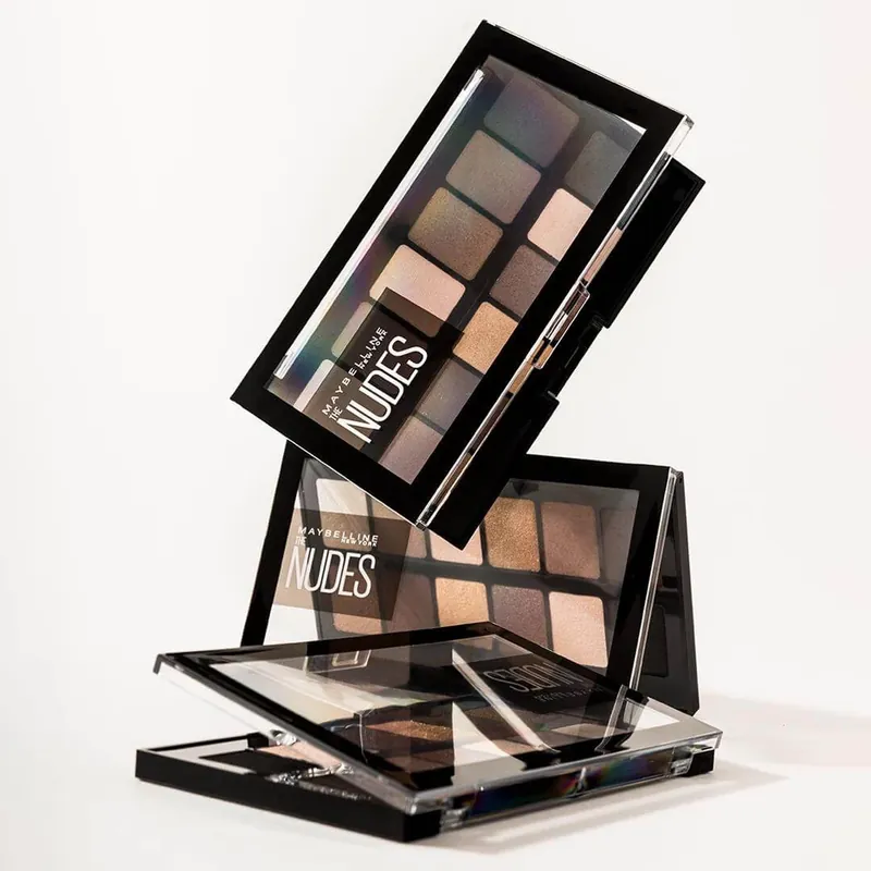 Maybelline The Nudes, paletă de farduri de ochi, 12 culori, 9.6 g Reducere de preț