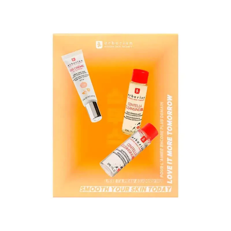 Erborian Kit de curățare Duo+ Bb Cream Doré Bestseller