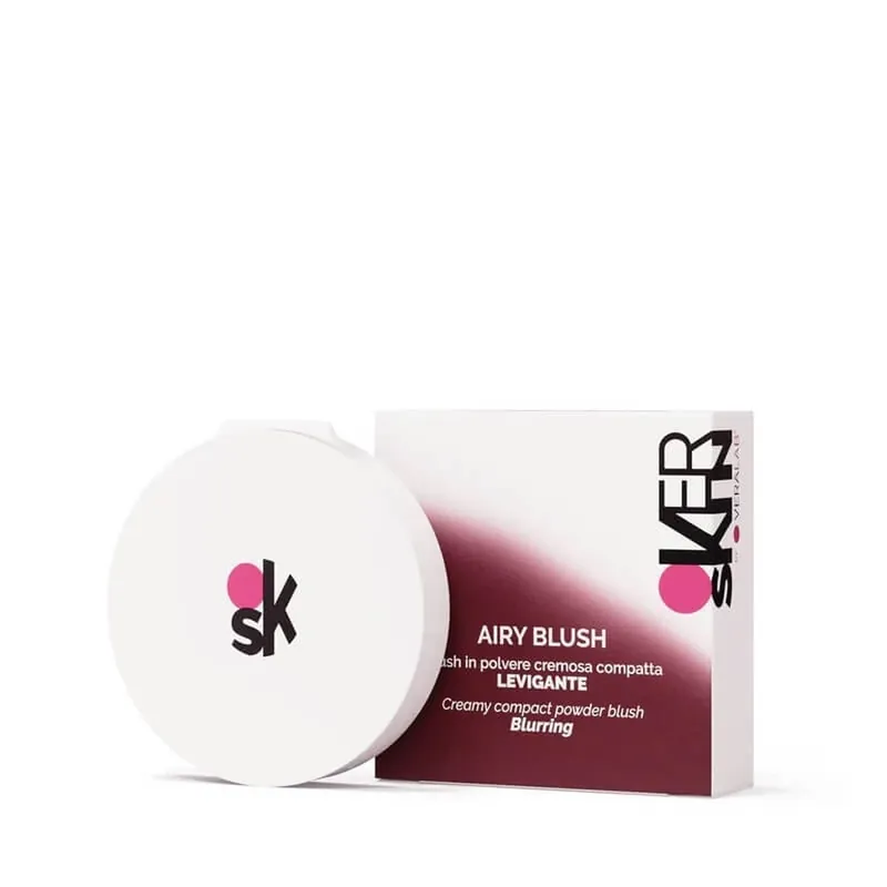 Veralab Airy blush – fard de obraz netezitor sub formă de pudră cremoasă compactă nr. 04 velvet plum Reducere extra
