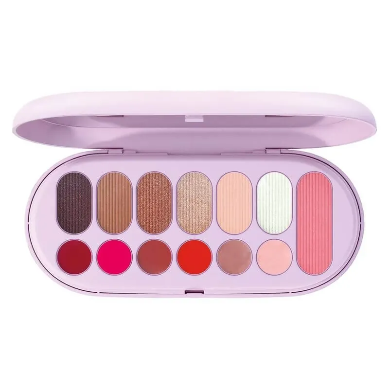 Pupa Make My Day Pocket – paletă de machiaj pentru față, ochi și buze nr. 001 violet Bestseller