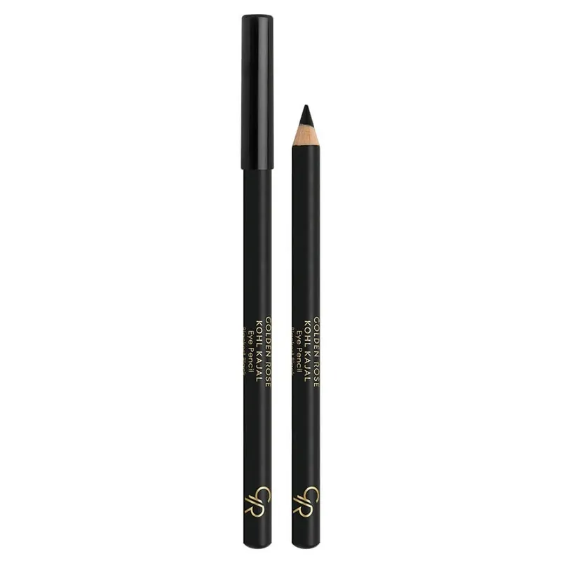 Ofertă de sezon GOLDEN ROSE Kohl Kajal Eye Pencil Deep Black 1.40gr