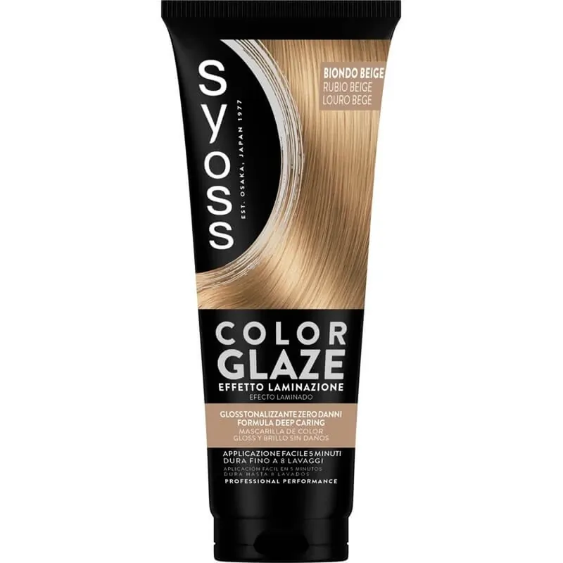 Syoss Color Glaze - vopsea de păr cu efect de luciu, nuanță blond-bej, 130 ml Cumpărături sigure