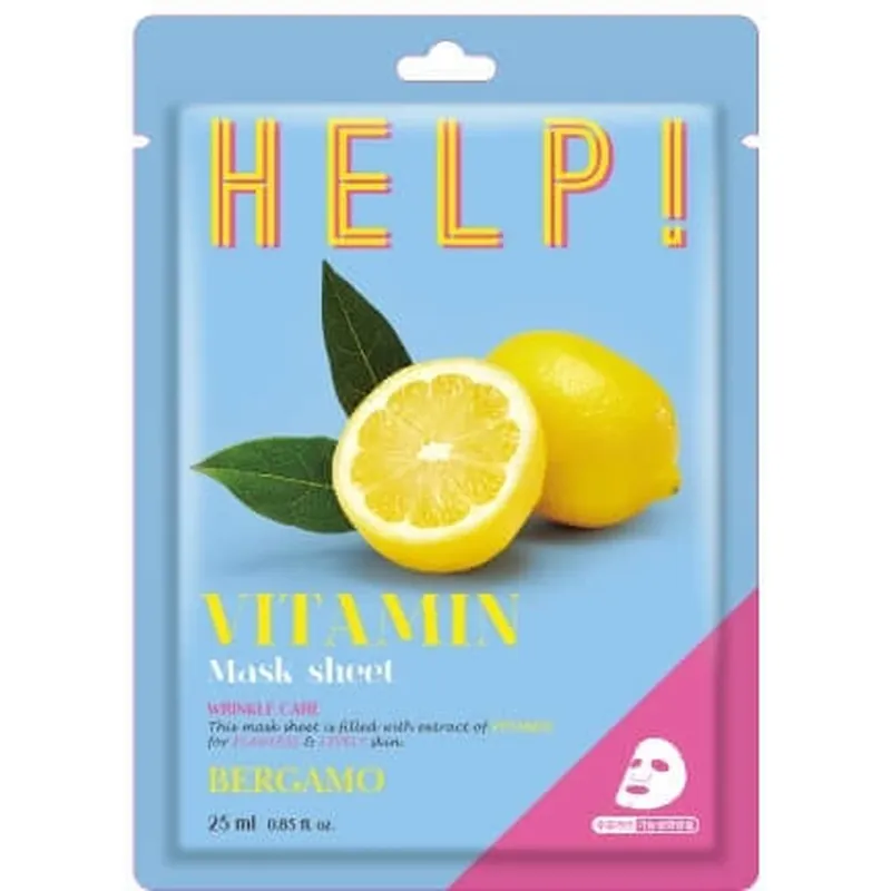 Bergamo Help Mască de foi revitalizantă cu vitamine ... Preț redus