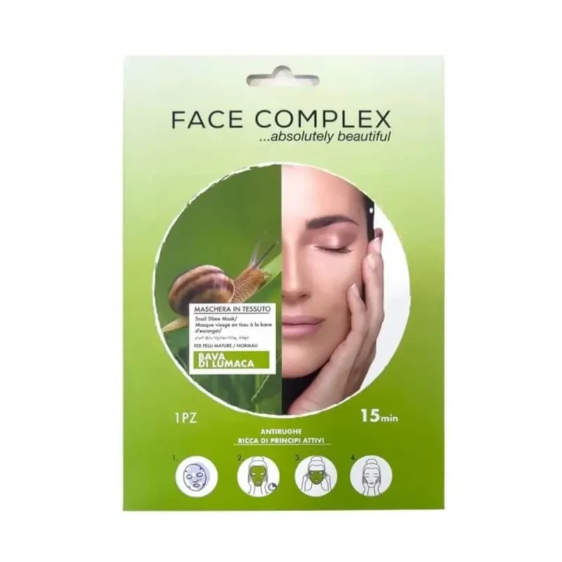 Retur gratuit Face complex – Mască din țesătură cu secret de melc