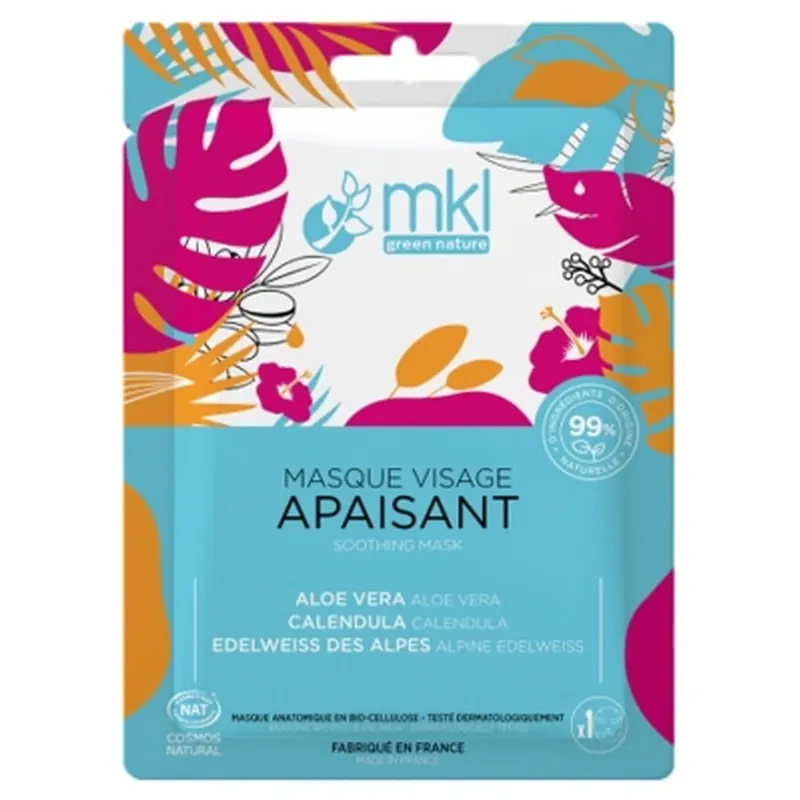MKL Green Nature Mască facială calmantă bio 10 ml Ultima șansă